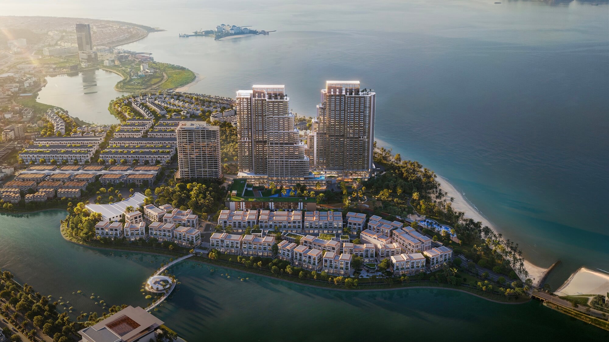 vị trí dự án aria bay hạ long