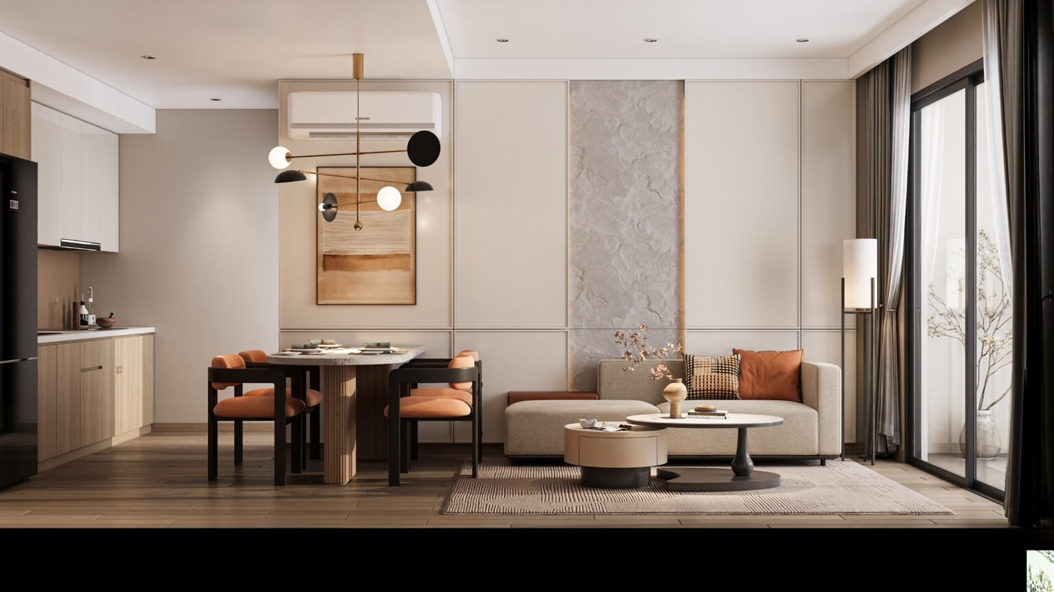 nội thất căn hộ legacy hinoiri hòa lạc
